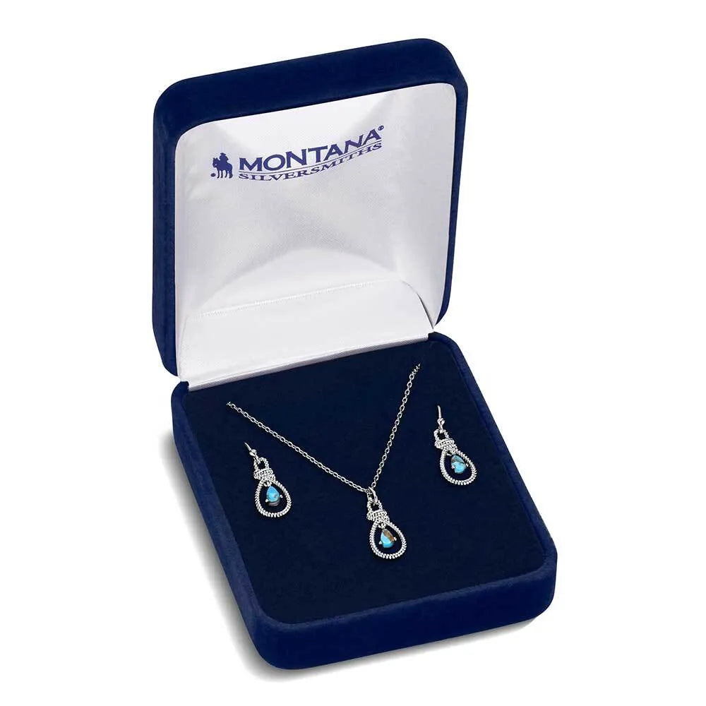 Montana Silversmith - Turquoise Drop Jewellery Set