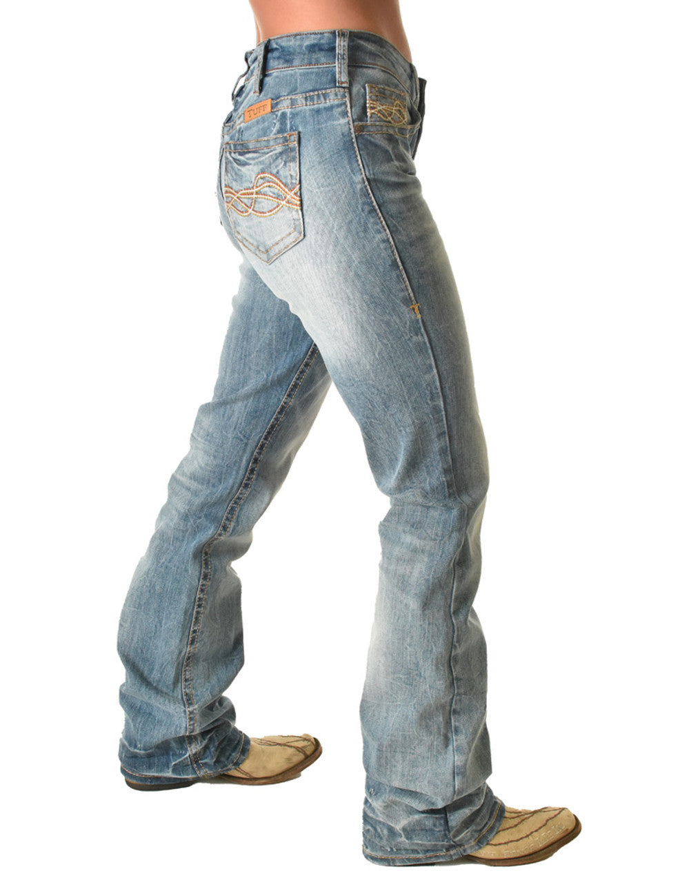Cowgirl Tuff Thunderstruck Natural Waist Jeans