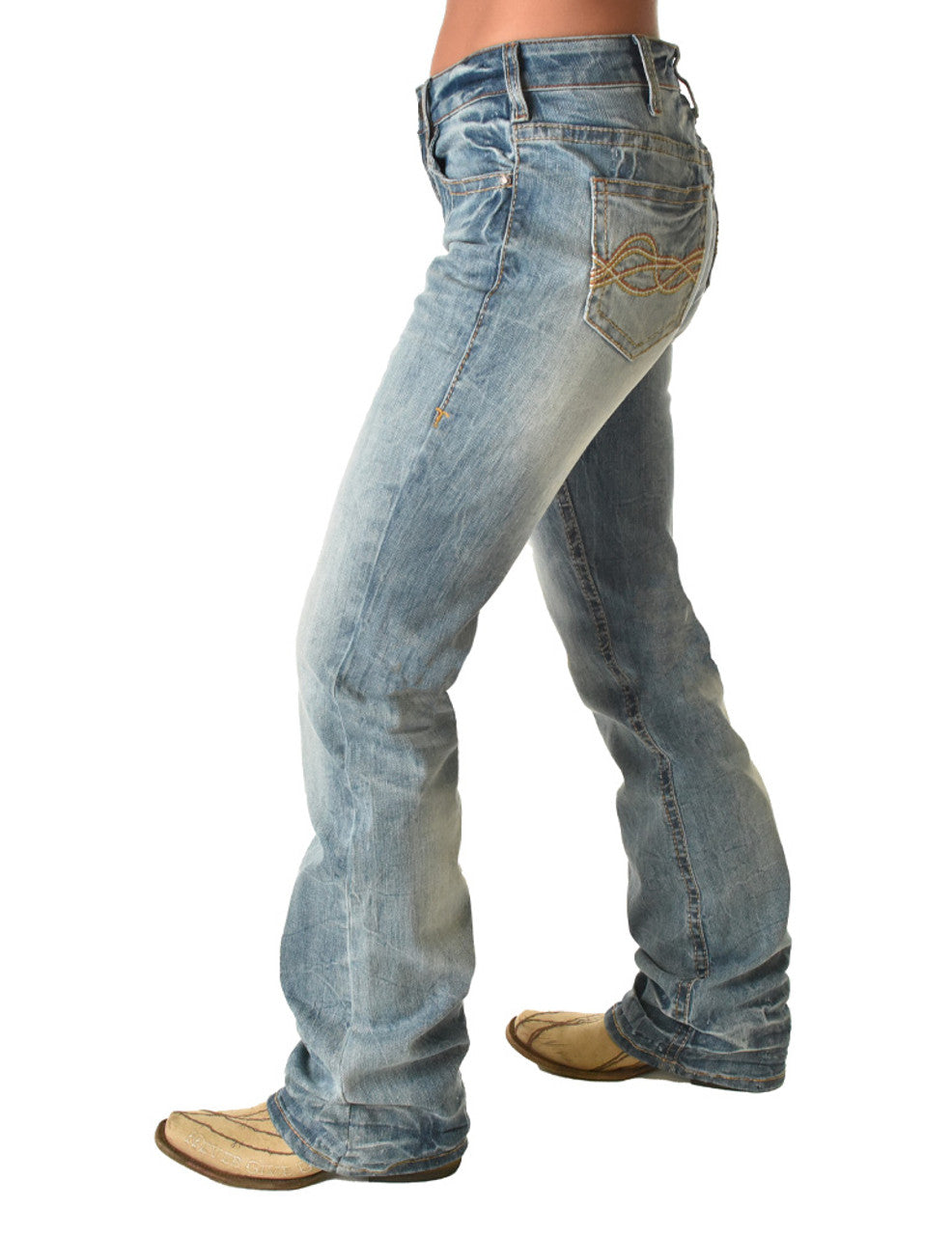 Cowgirl Tuff Thunderstruck Natural Waist Jeans