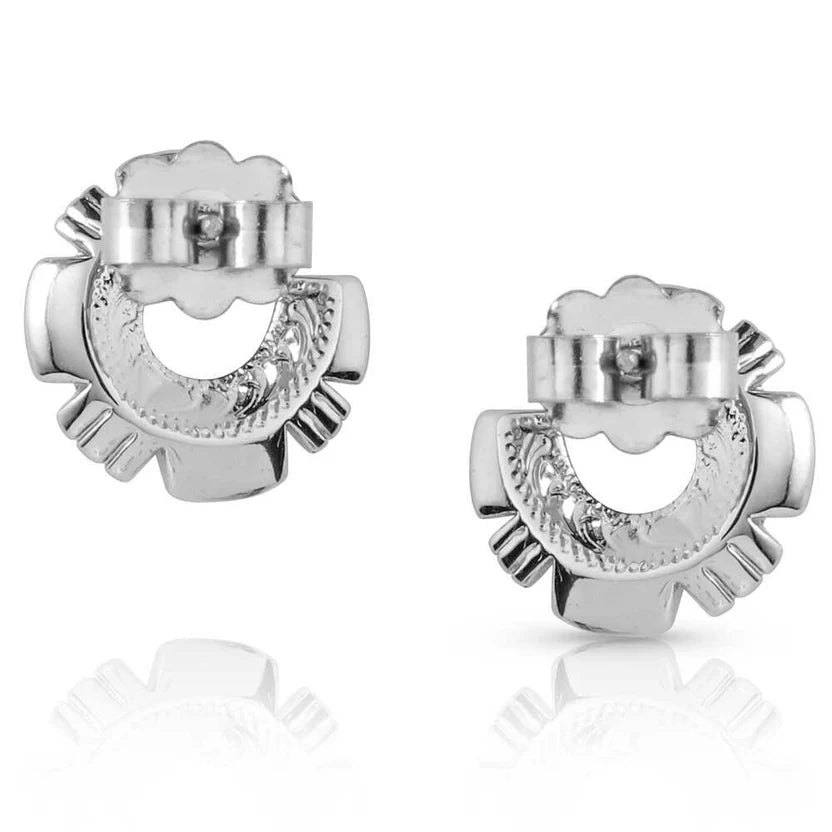 Montana Silversmiths Earrings - Western Deco Trail