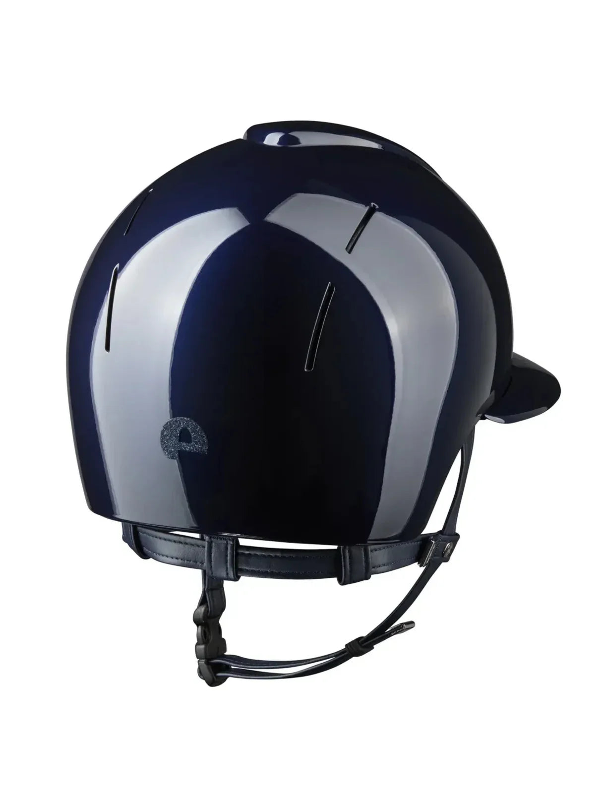 KEP Nova Metal Polish Polo Visor Blue/Star Silver | Rider Wear - Helmets | Saddleworld Ipswich