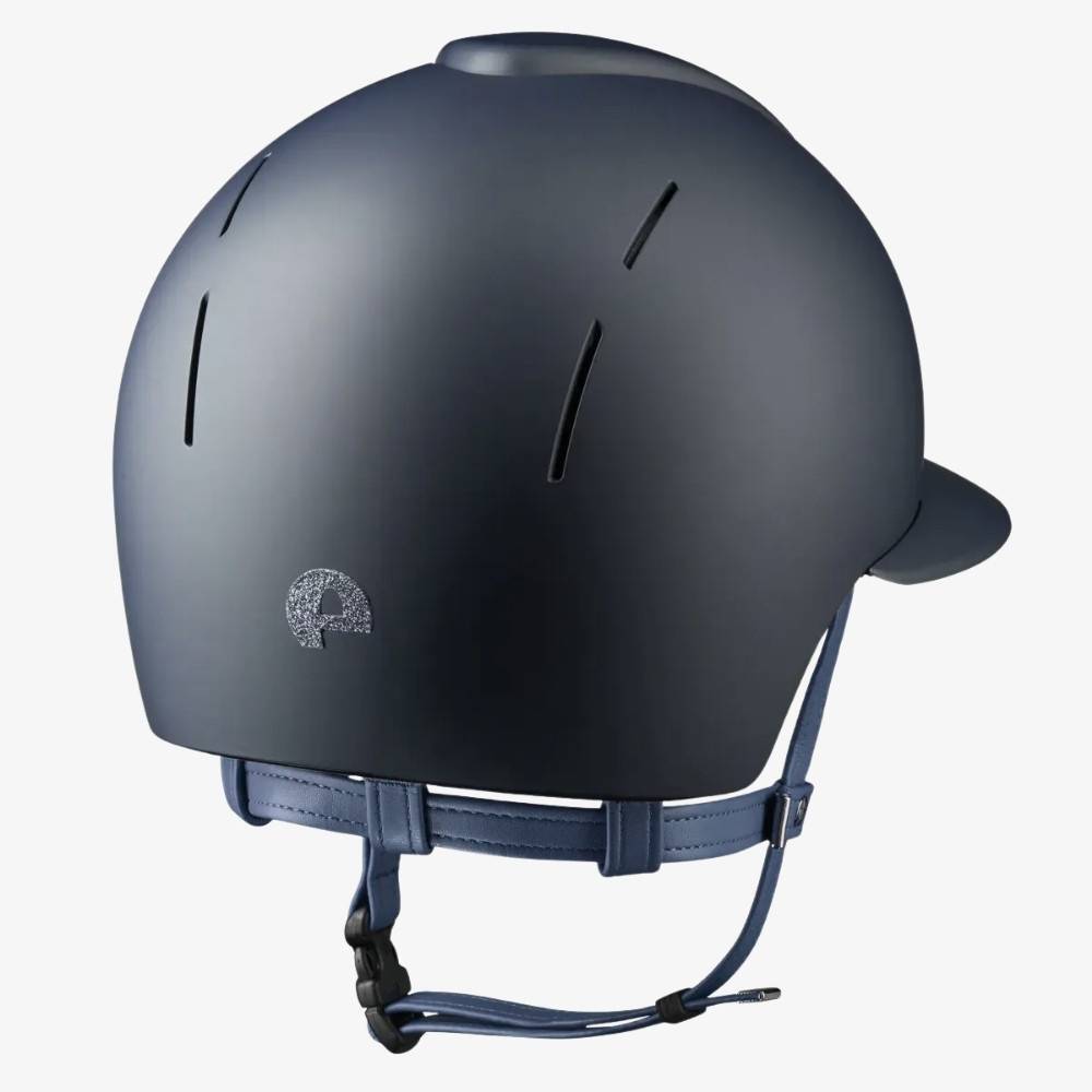 KEP Nova Textile Polo Visor Blue/Star Silver | Rider Wear - Helmet | Saddleworld Ipswich