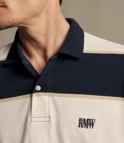 RM Williams Balmain Stripe Polo