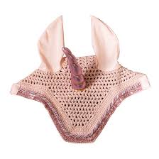 Kentucky Veil Wellington Unicorn GlItter Light Rose | Horse Supplies - Ear Bonnetts | Saddleworld Ipswich