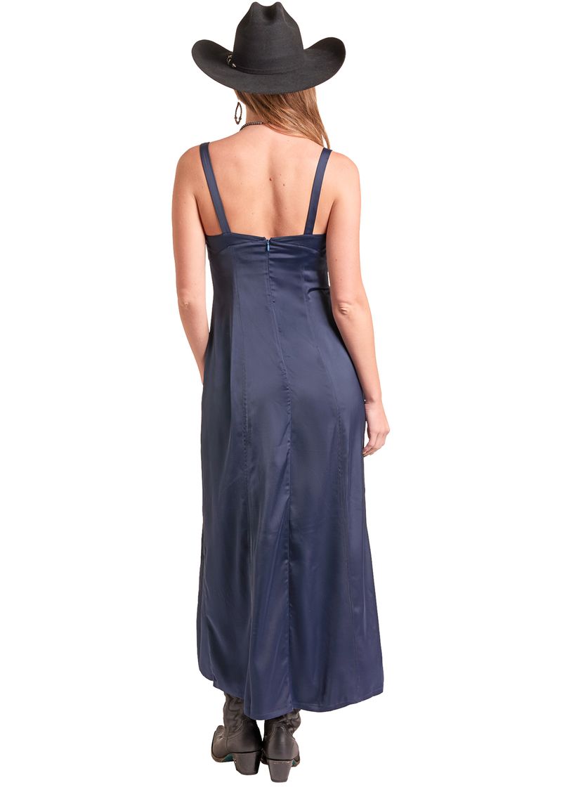 RockandRollDenimWmnsBuckleMaxiDress | Country Clothing - Ladies Dress | Saddleworld Ipswich