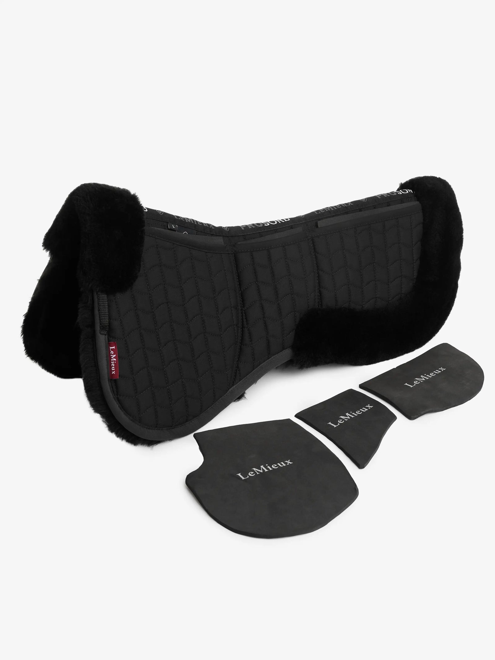 LeMieux Merino + ProSorb 3 Pocket Half Pad | Horse SUpplies - Therapeutic Pad | Saddleworld Ipswich
