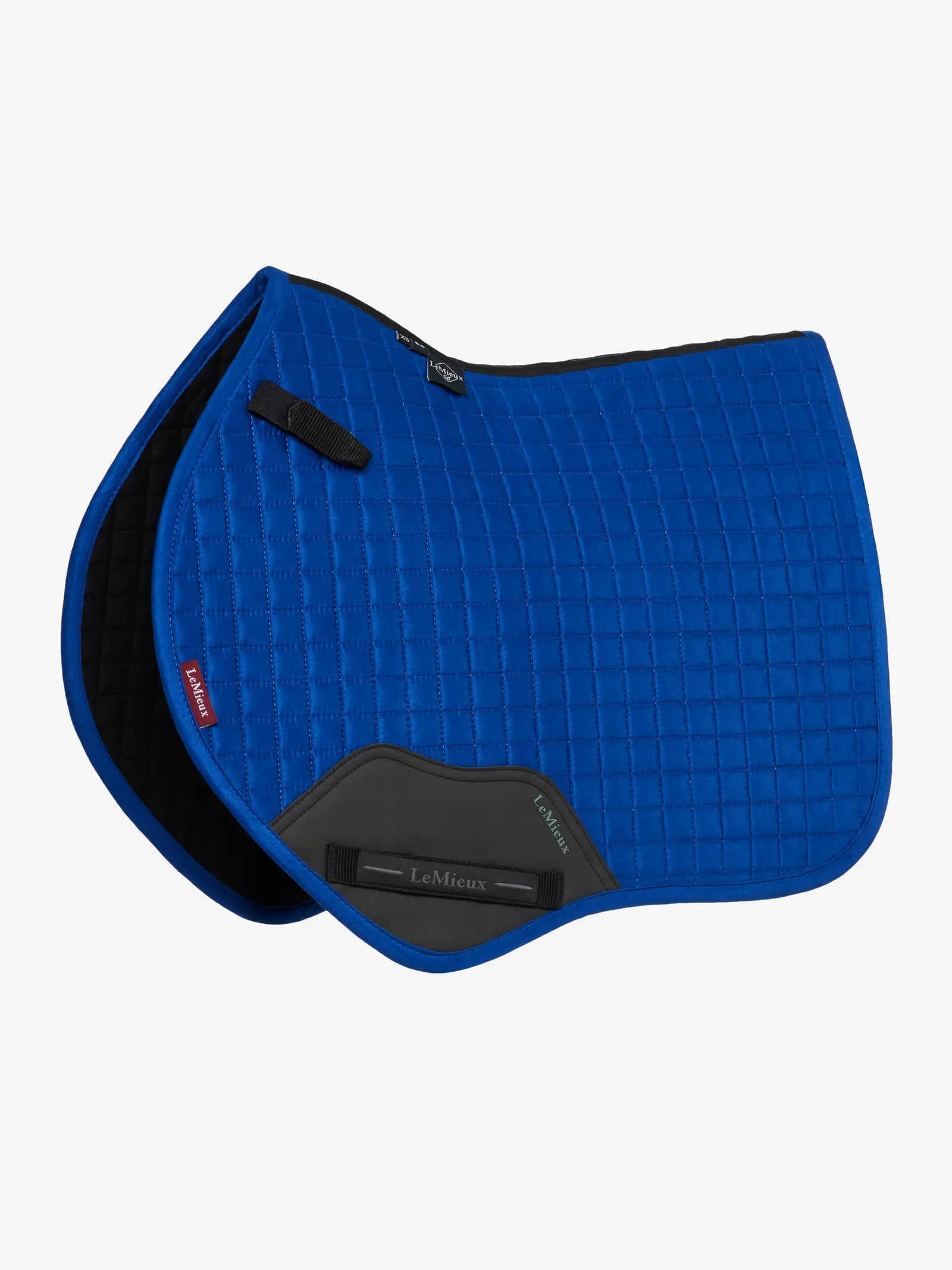 LeMieux Mini Suede Close Contact Square Benetton Blue X Small | Saddleworld Ipswich | Horse Supplies | Saddle Cloths and Bonnetts