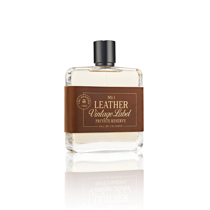 Tru Western Mns Leather Vintage Label #1 Private Reserve Eau De Cologne