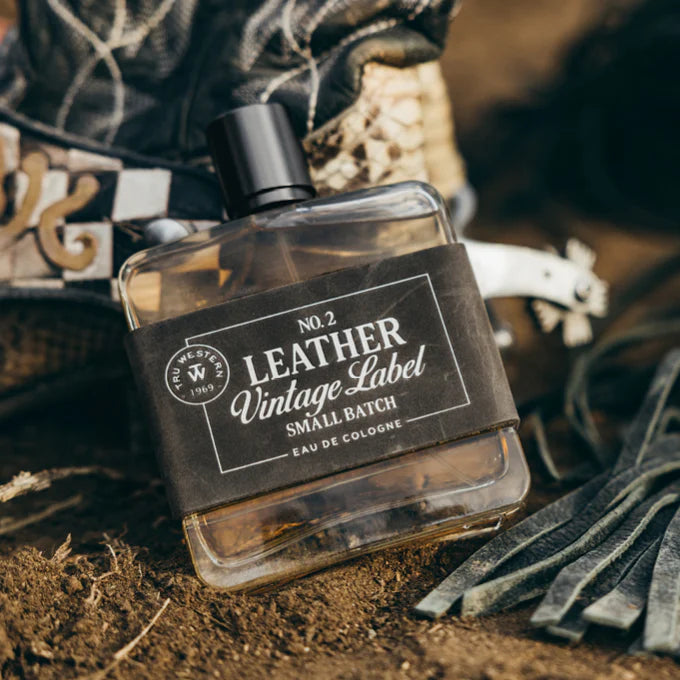 Tru Western Mns Leather Vintage Label #2 Small Batch Eau De Cologne