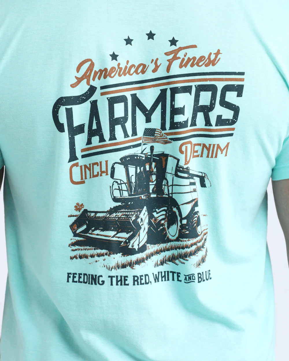 Cinch Mens Americas Finest Farmers Short Sleeve T Shirt