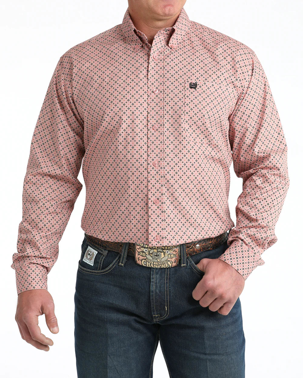Cinch Mens Classic Fit L/Sleeve Shirt