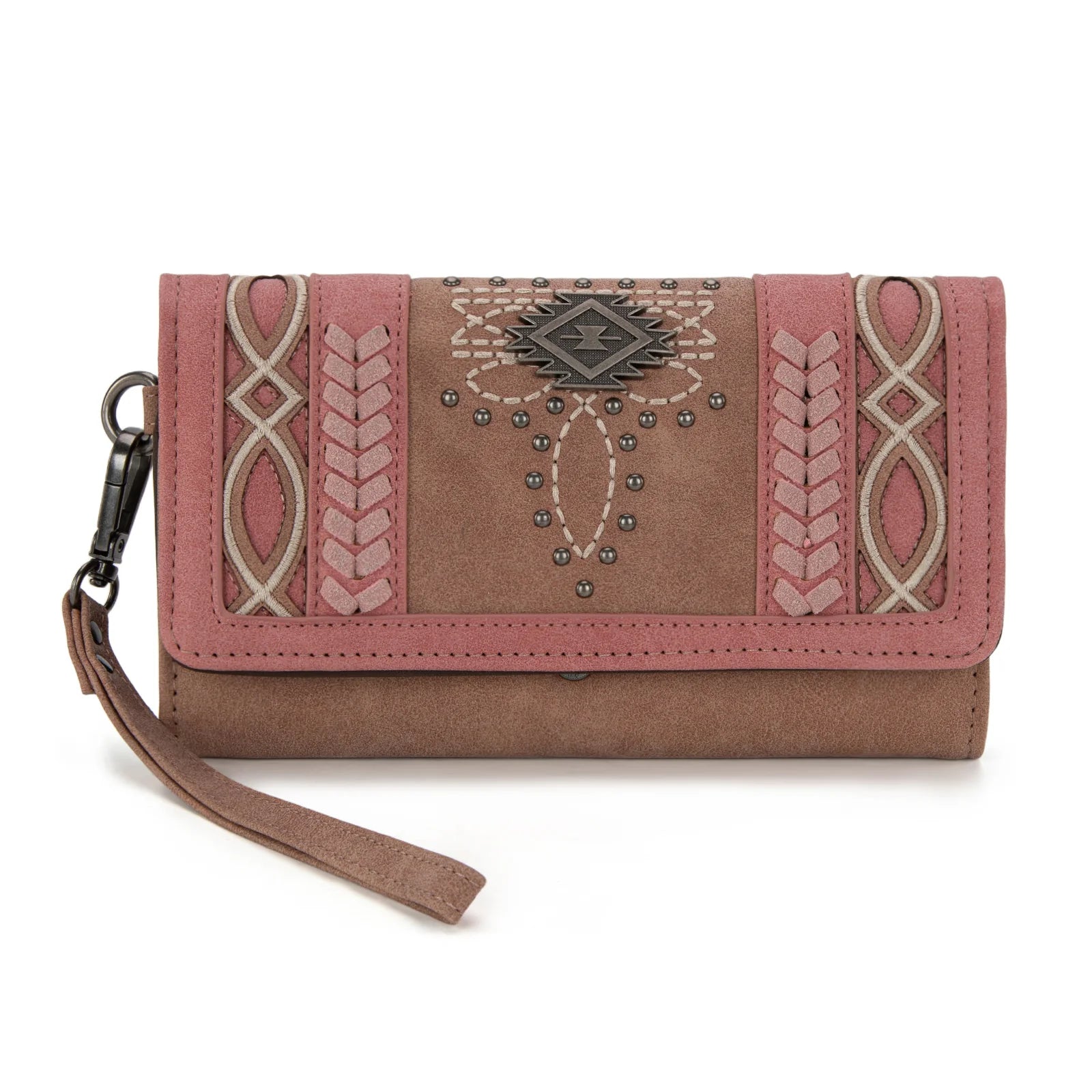 Montana West Cut-Out Embroidered Collection Wallet