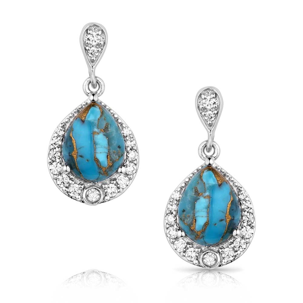 Montana Silversmith Blue Rivers Turquoise Earrings | Country Clothing - Jewellery | Saddleworld Ipswich