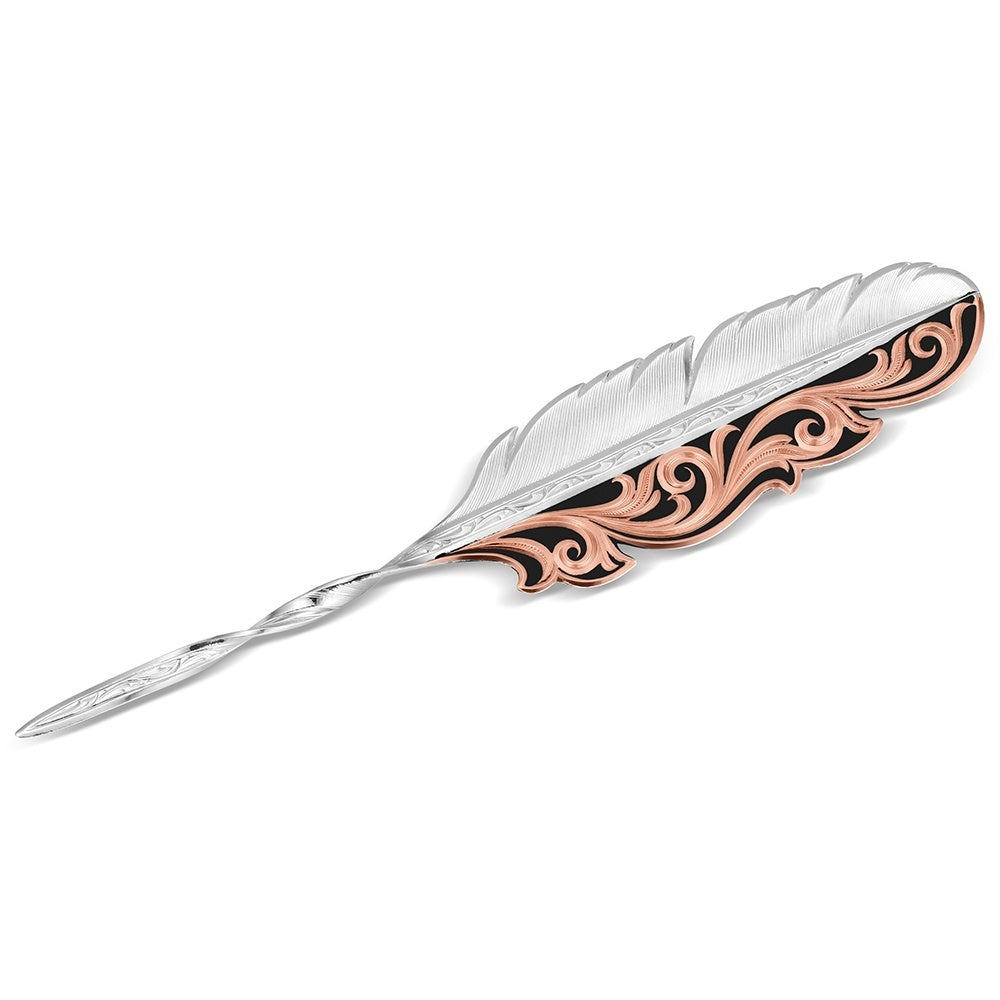 Montana Silversmiths - Alpine Night Feather Hat Pick | Giftware - Jewellery | Saddleworld Ipswich