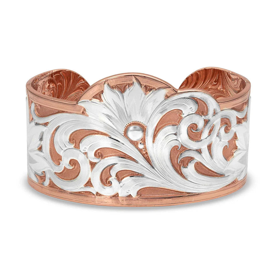 Montana Silversmiths Bracelet - Dusky Wildflower Cuff | Giftware - Jewellery Saddleworld IPswich