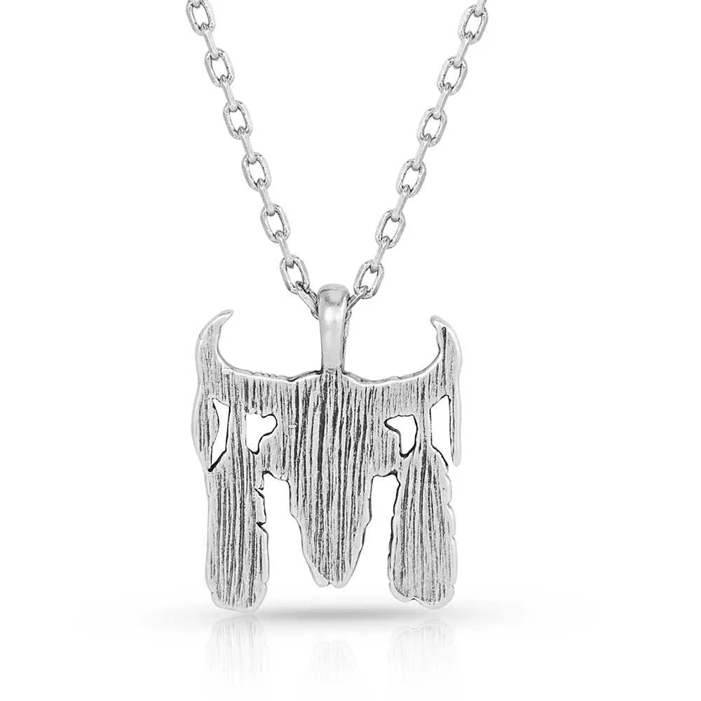 Montana Silversmith Buffalo Skull Pendant Necklace