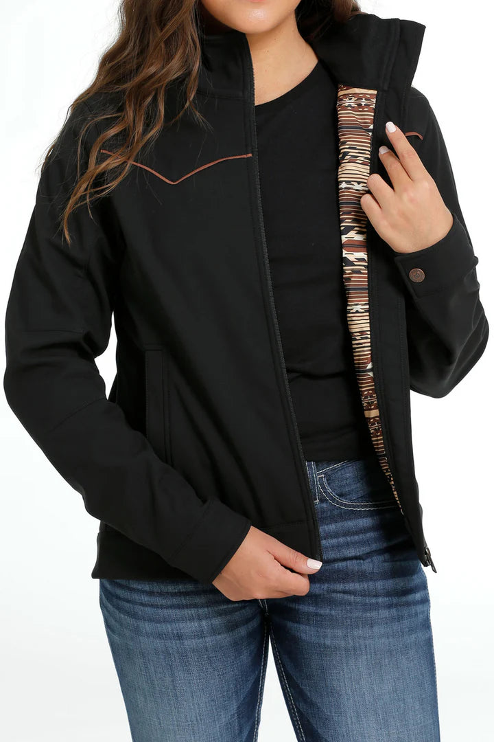 Cinch Ladies Black Western Bonded Jacket