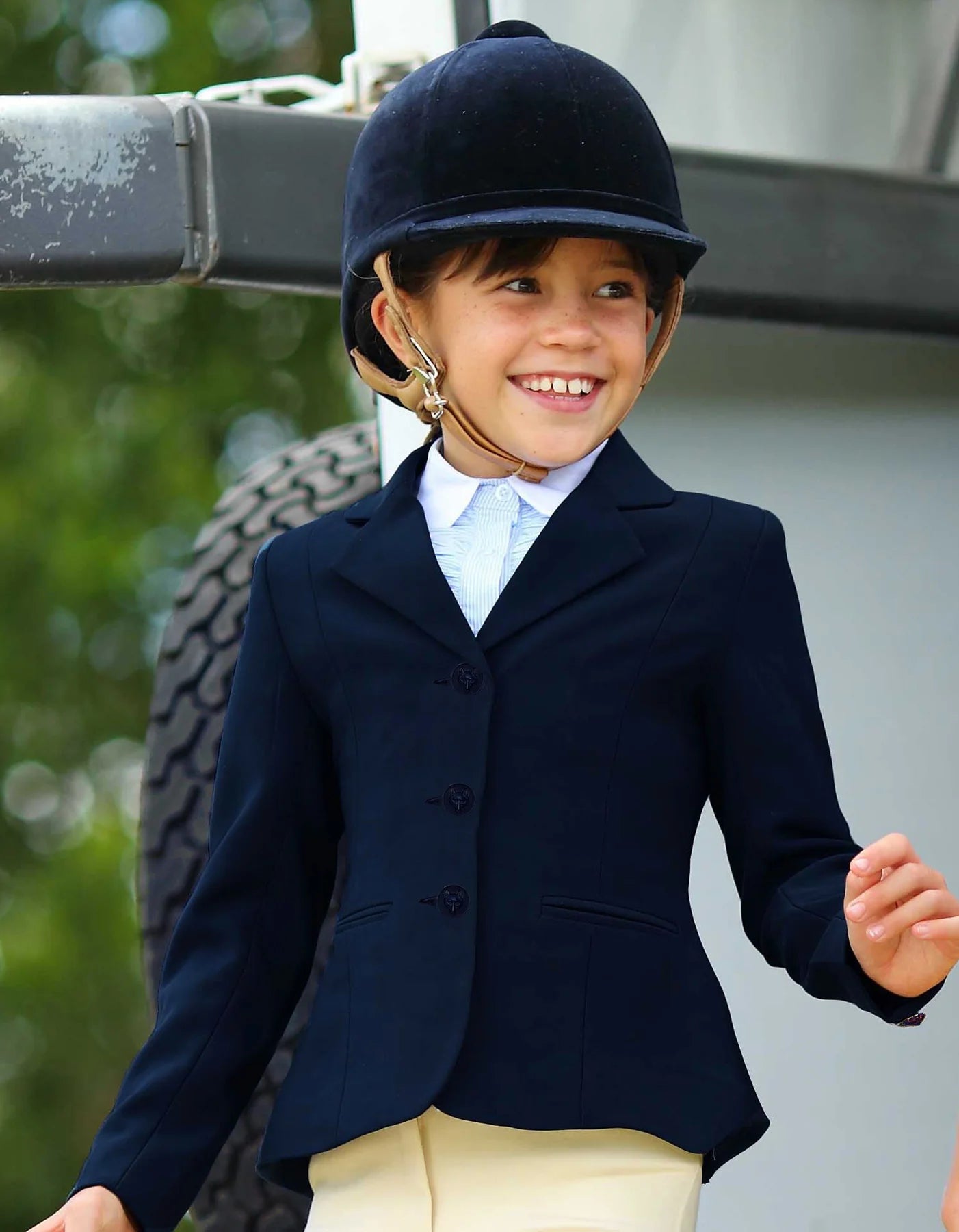 Giddy Up Navy Georgina Youth Show Jacket