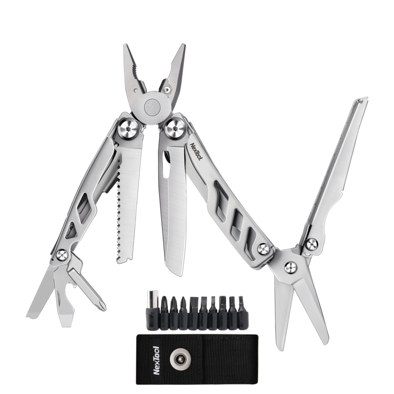 NexTool Flagship Max 14-in-1 Multi-Tool with Bit Kit & Nylon Belt Pouch | Giftware - Pocket Knife | Saddleworld Ipswich