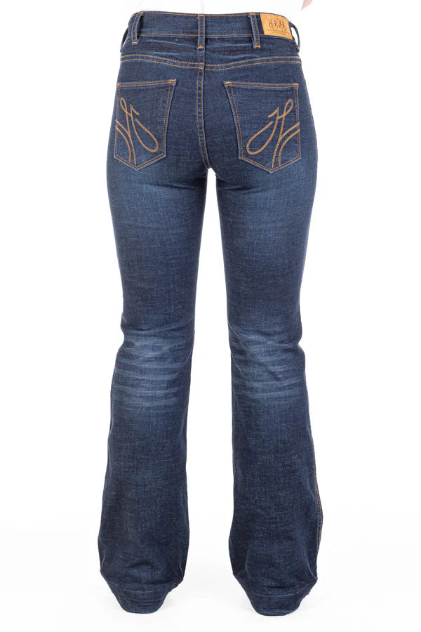 Hitchley and Harrow Trouser Tallahassee Tan Stitch Jeans - Christmas Sale