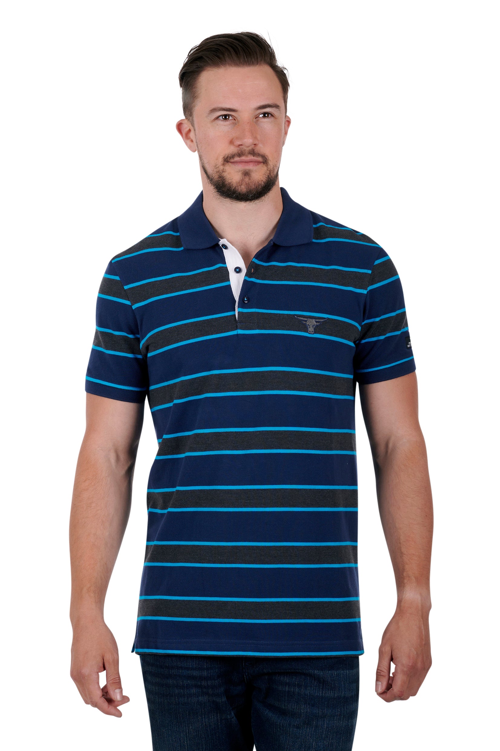 Pure Western Mens Peters SS Polo
