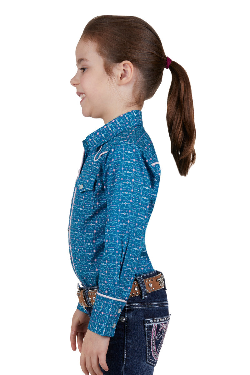 Pure Western Girls Tomeka Long Sleeve Shirt