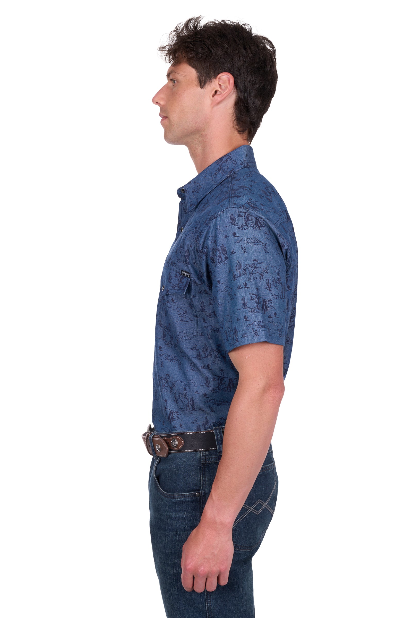 Pure Western Mens Travis SS Shirt