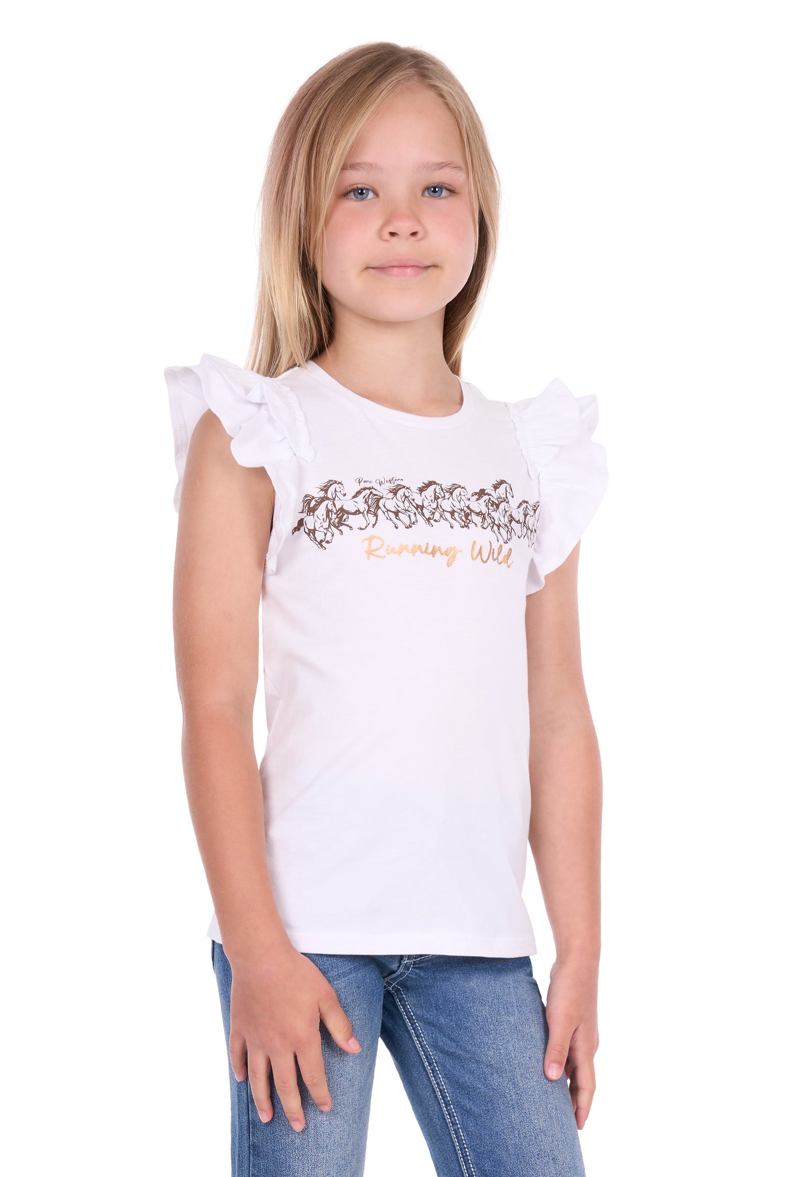 Pure Western Girls Harper SS Tee
