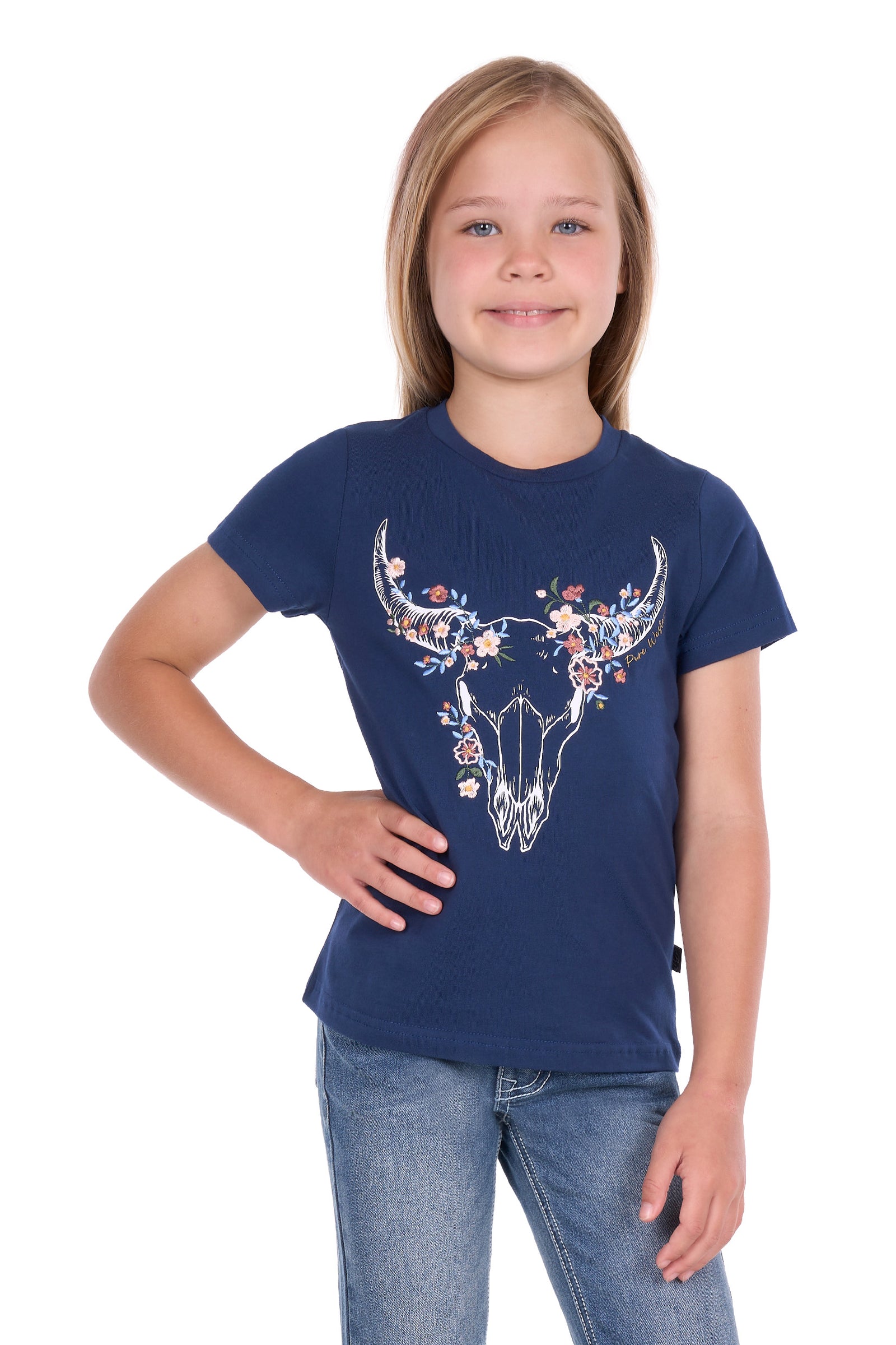 Pure Western Girls Bindi SS Tee