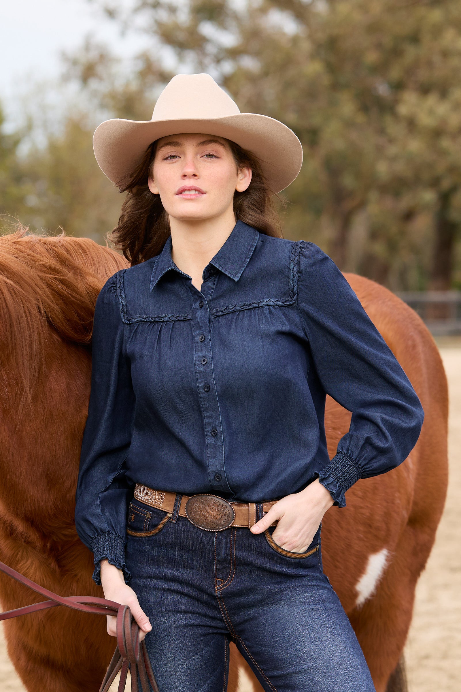 Pure Western Wmns Daniela LS Shirt