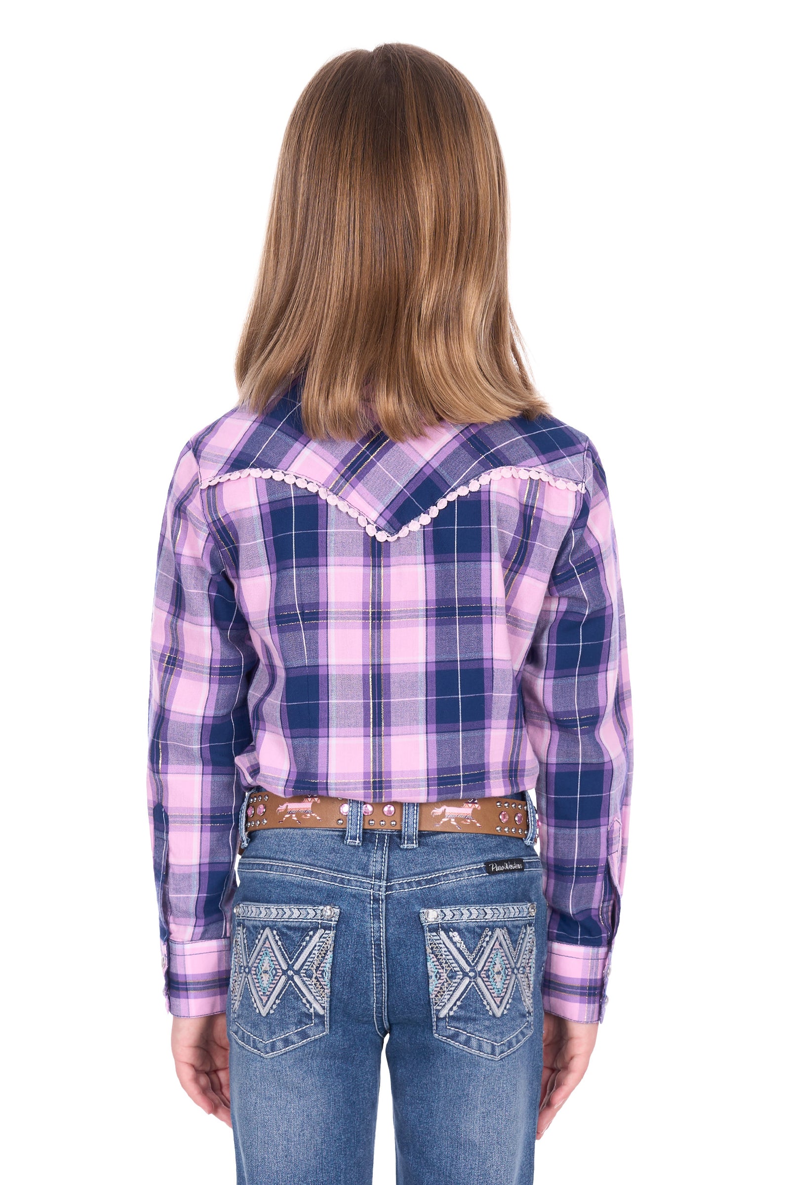 Pure Western Girls Arleen Long Sleeve Shirt