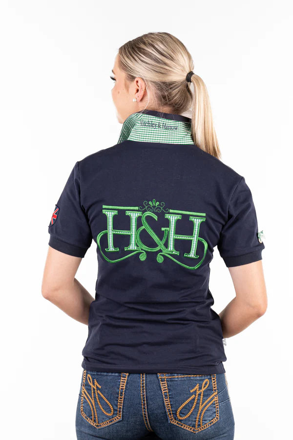 Hitchley and Harrow Fitted Polo - Navy
