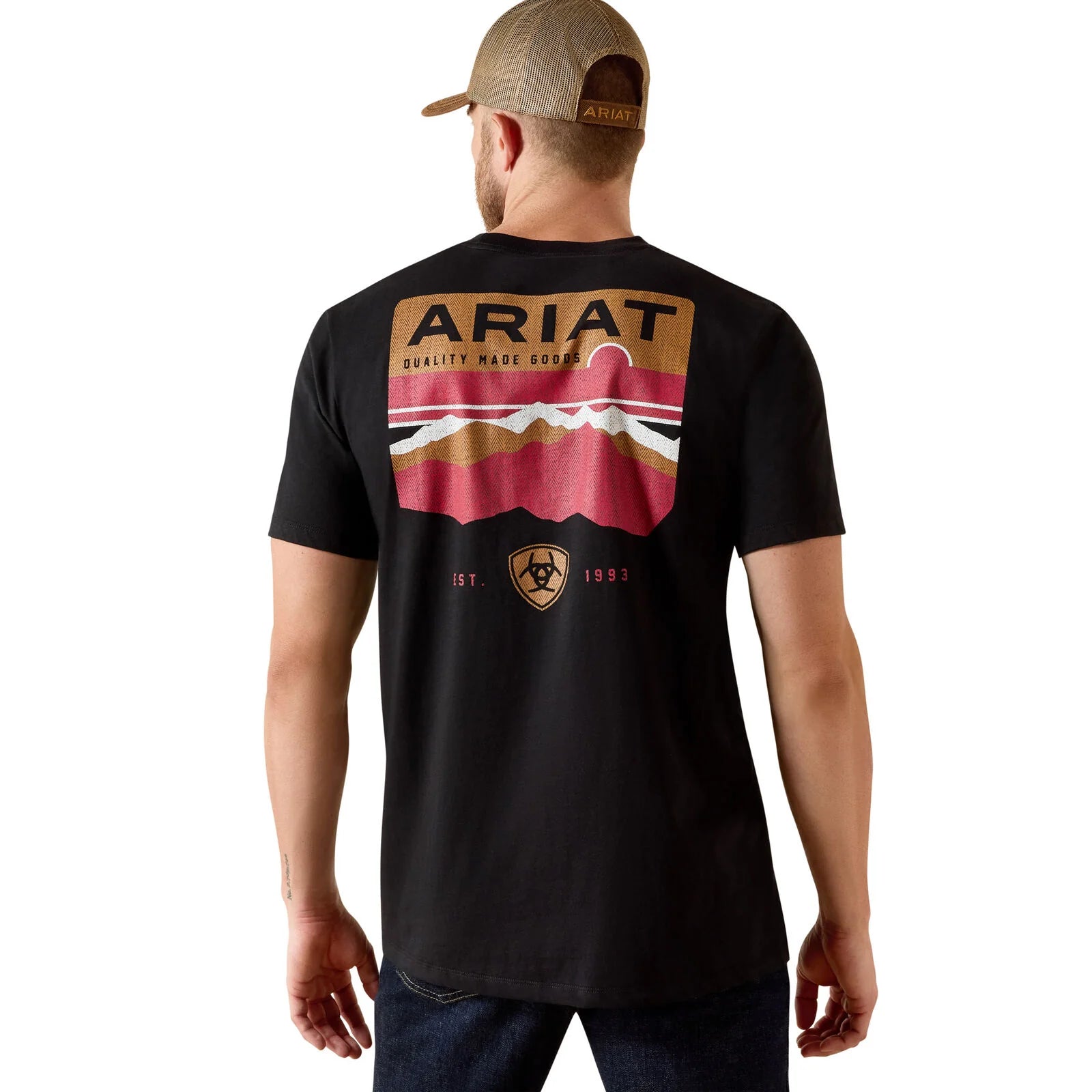 Ariat Mns Highland Sundowner SS Tee Black