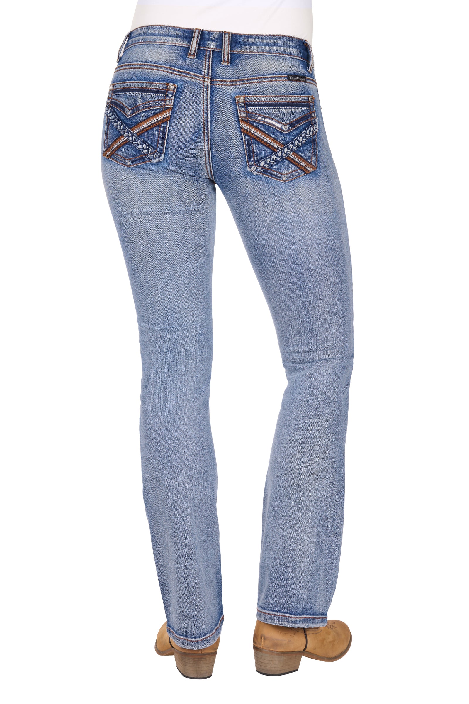 Pure Western Wmns Emily Bootcut Jean 32 Leg