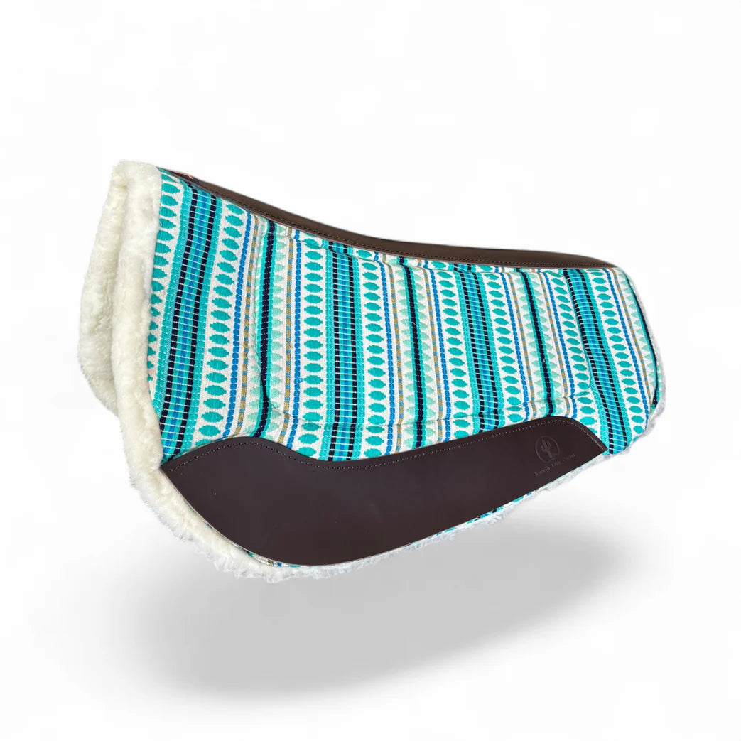 Smooth Like Cactus Unicorn Barrel Saddle Pad
