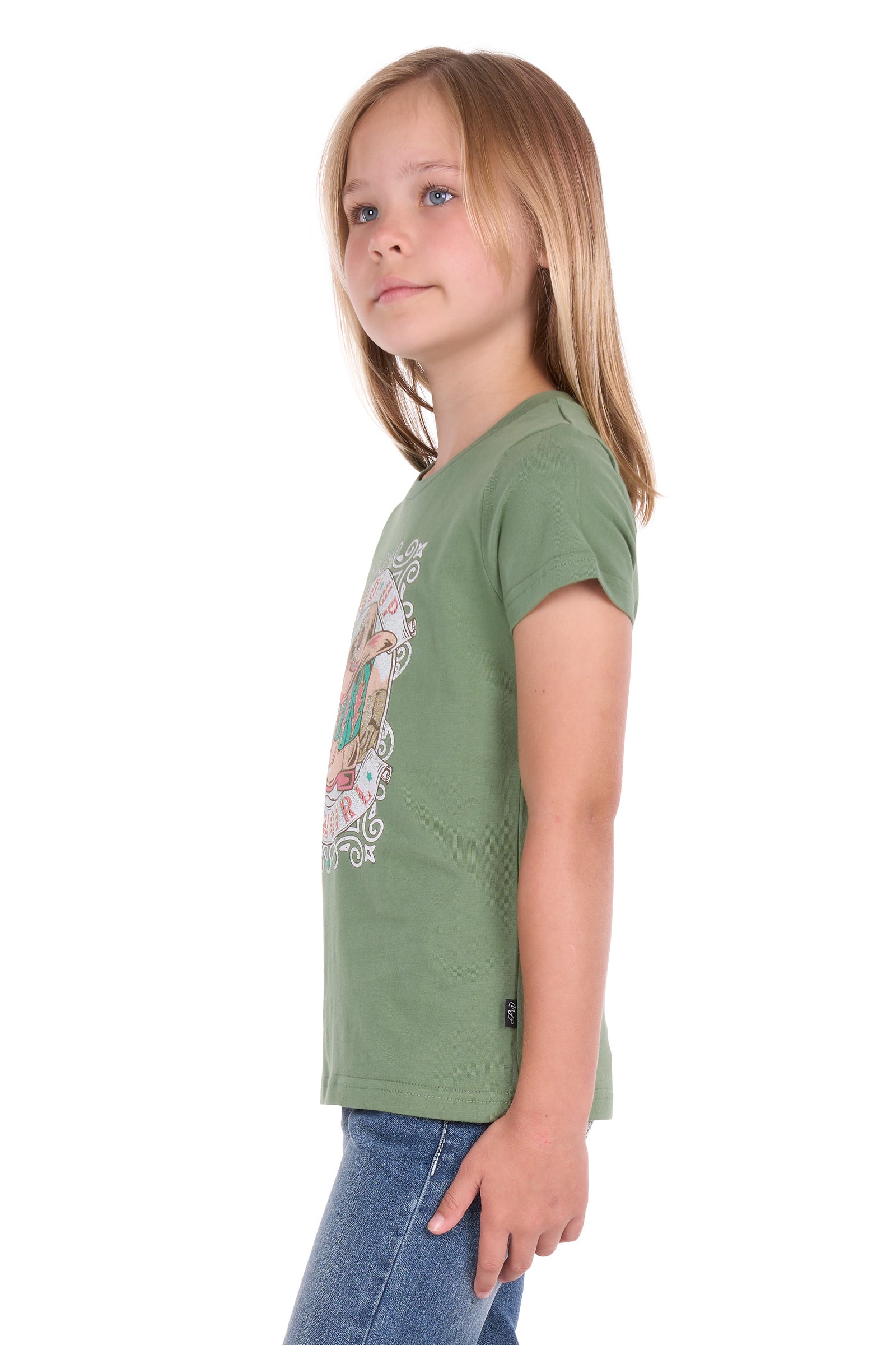 Pure Western Girls Ella SS Tee | Country Clothing - Childrens T Shirt | Saddleworld Ipswich
