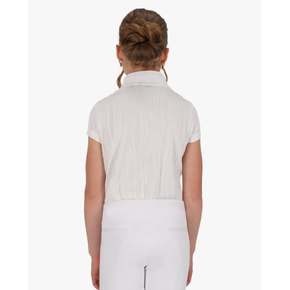 QHP Compeittion Shirt Kynlee Junior White | Rider Wear - Shirts | saddleworld Ipswich