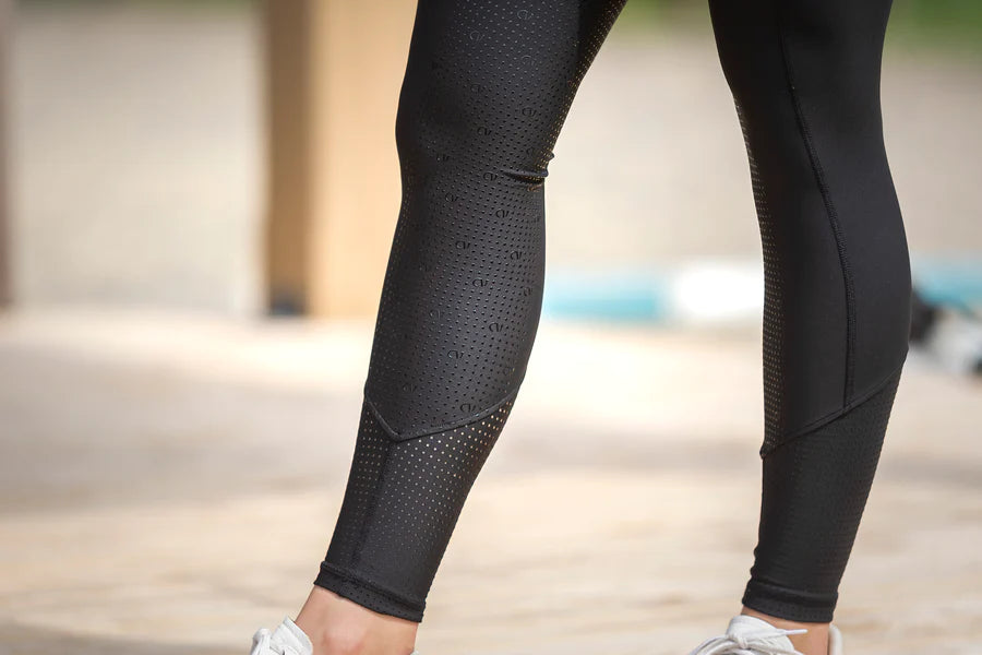 QJ Riding Evie Black Riding Tights - Black Friday Sale