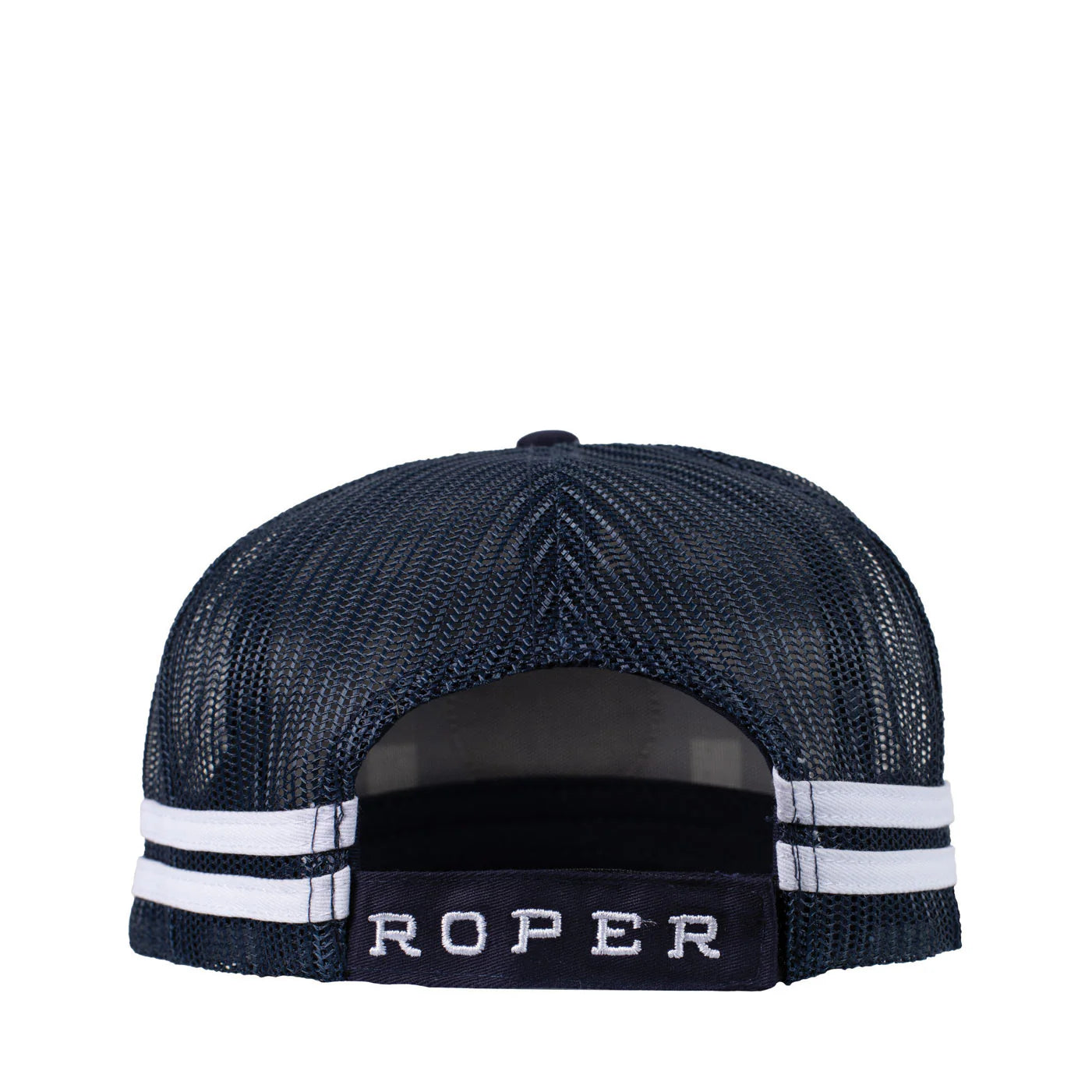 Roper Trucker Cap Mini Navy Plaid