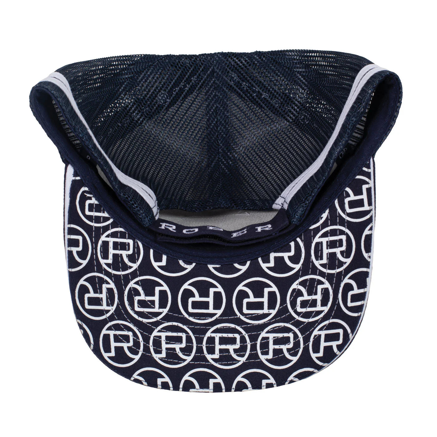 Roper Trucker Cap Mini Navy Plaid
