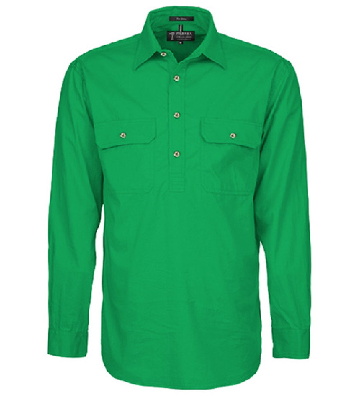 Pilbara Mens Closed Front LS Shirt