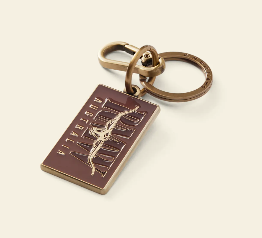 RM Williams Heritage Logo Enamel Keyring