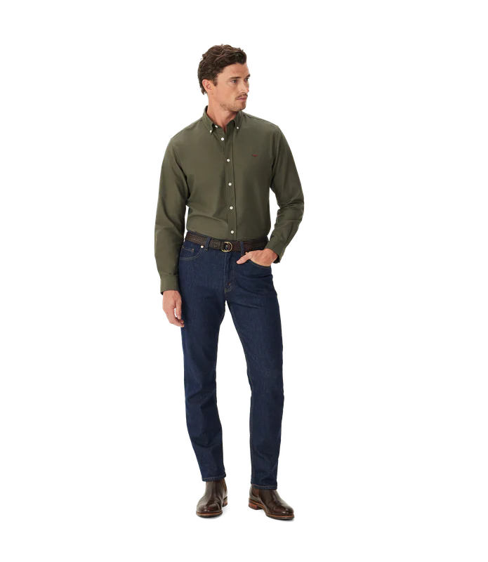 RM Williams Clapton Oxford Shirt | Country Clothing - Mens Shirt | Saddleworld IPswich