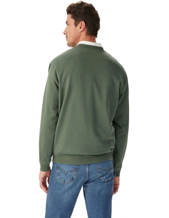 RM Williams RMW Heritage Crew Sweatshirt | Country Clothing - Mens Winter | Saddleworld Ipswich