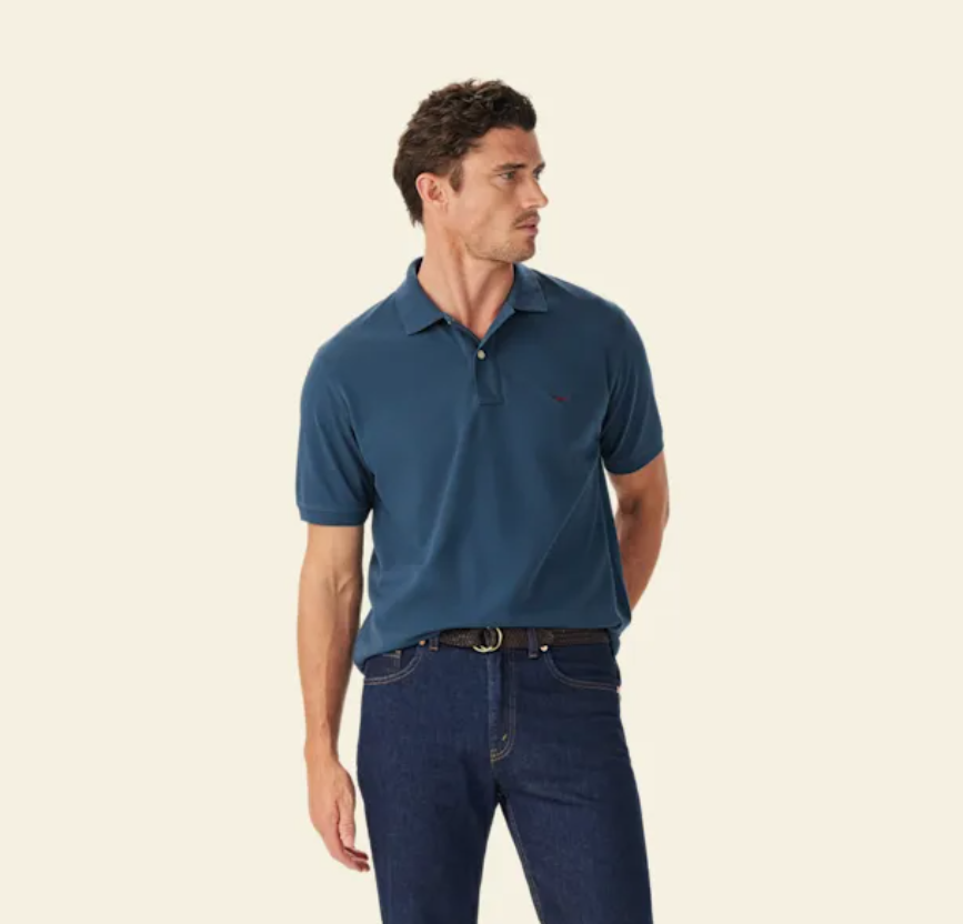 RM Williams Rod Polo | Country Clothing - Mens POlo | Saddleworld Ipswich