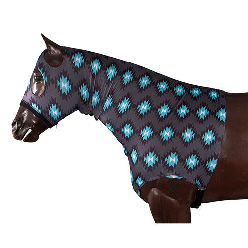 Kozy Lycra Slinky Hood Aztec/Turquoise