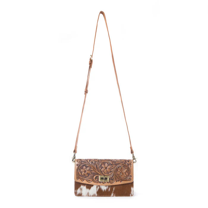 Yellowstone Echo Valley Ivory Crossbody Bag with Scarf Ivory