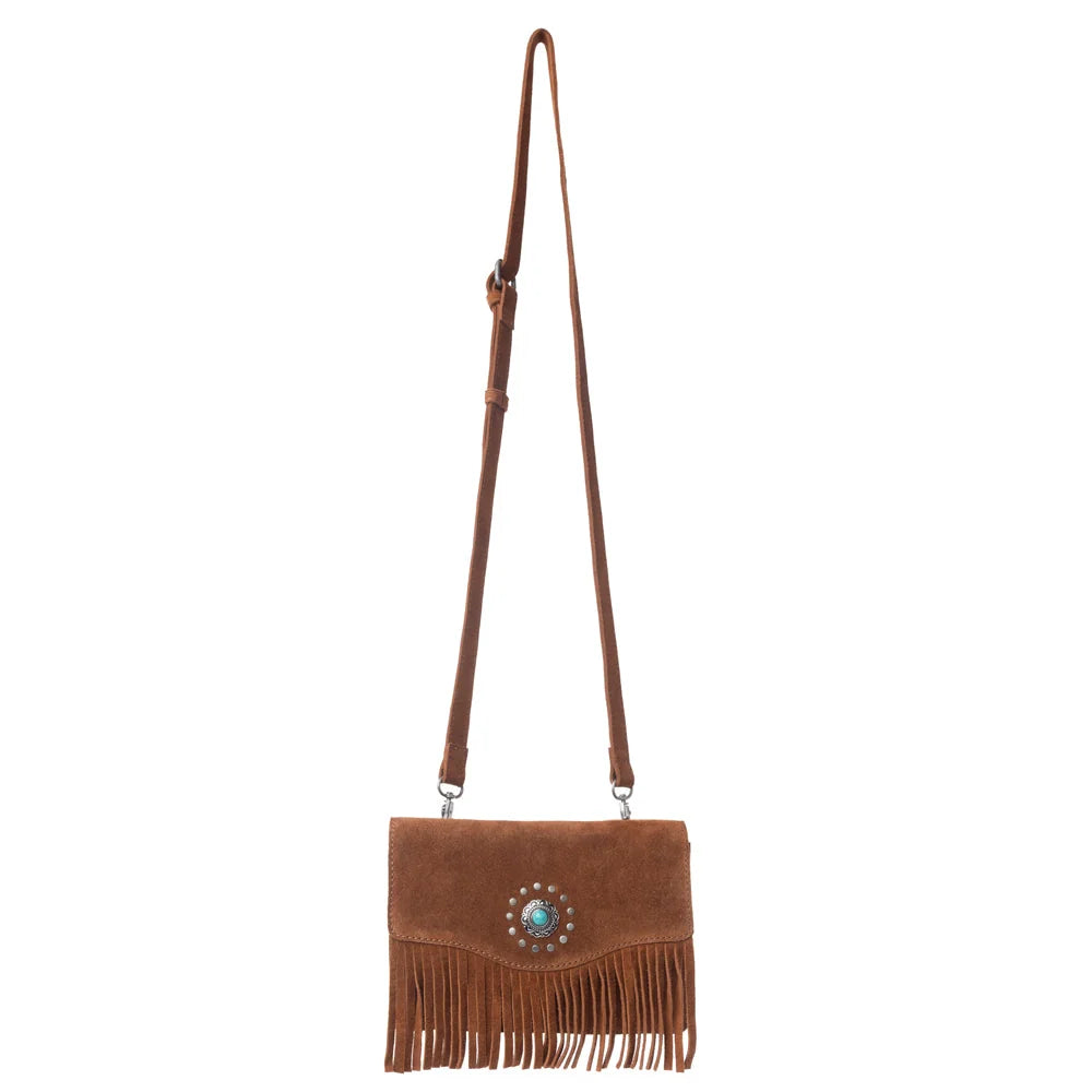 Yellowstone Highland Range Suede Leather Belt Bag