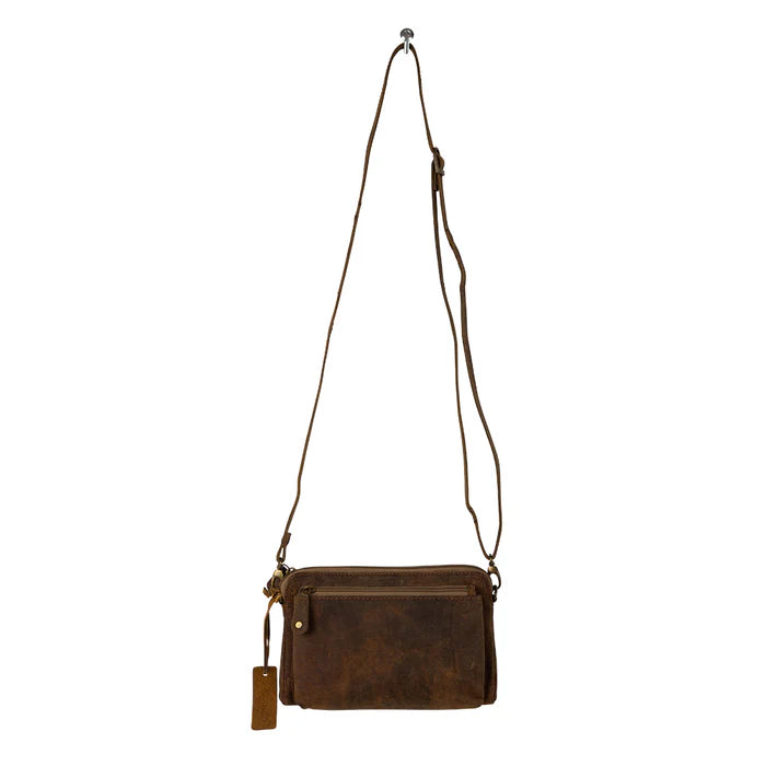 Auburn Montana Leather and Hairon Bag