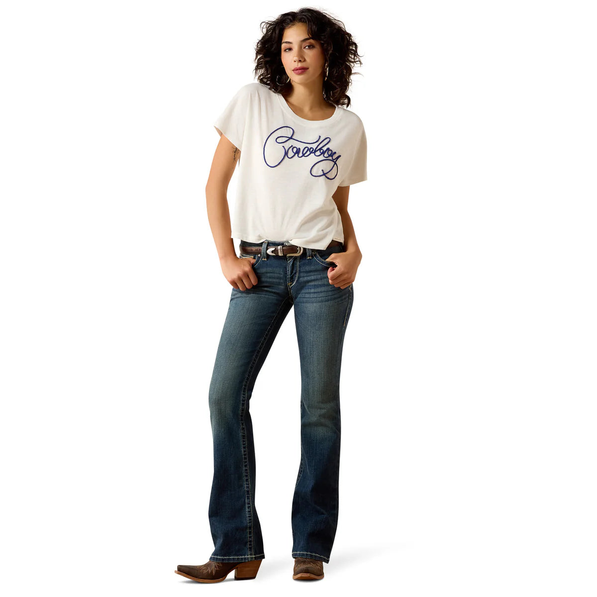 Ariat Wms Real Riding Whipstitch